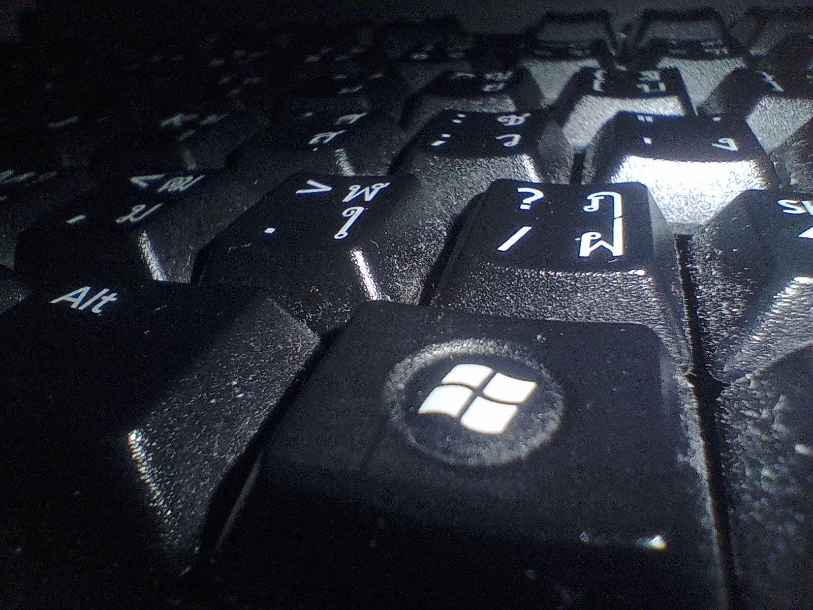 Close-up of a computer keyboard